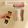 1PC Portable Fabric Clothes Hanger Travel Hotel Sock Clip Underwear Folding Clothes Hanger Outdoor Travel Clothes Drying