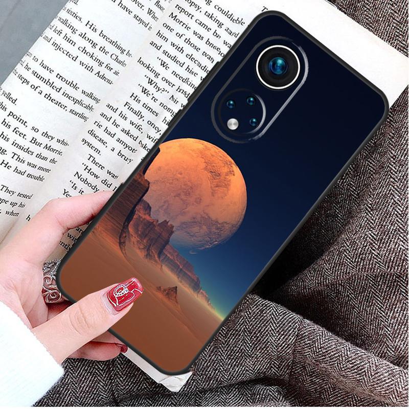 Moon Stars Space Case For Honor Magic 8 7 6 Pro Honor X9d X9c X9b X9a X8b X8c Win 50 70 90 200 400 Lite Cover