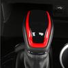Red&Black Gear Shift Knob Cover Trim 1Pcs For Toyota RAV4 -2024
