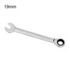 8mm-19mm Reversible Ratchet Wrench Durable Ratcheting Spanner Nut Hand Tool