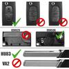 OCIODUAL Télécommande Coque CE0536 HU83 Clé PLIP 2 Bouton Pour Citroen C2 C3 C4 C5 C6