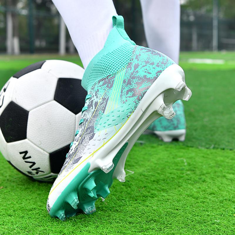 Unisex Soccer Shoes TF/AG Outdoor Professional Training Football Shoes for Men/Women/kids