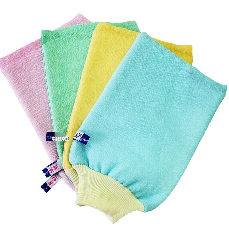 Jieshen Exfoliating Bath Mitts, 3-Pack