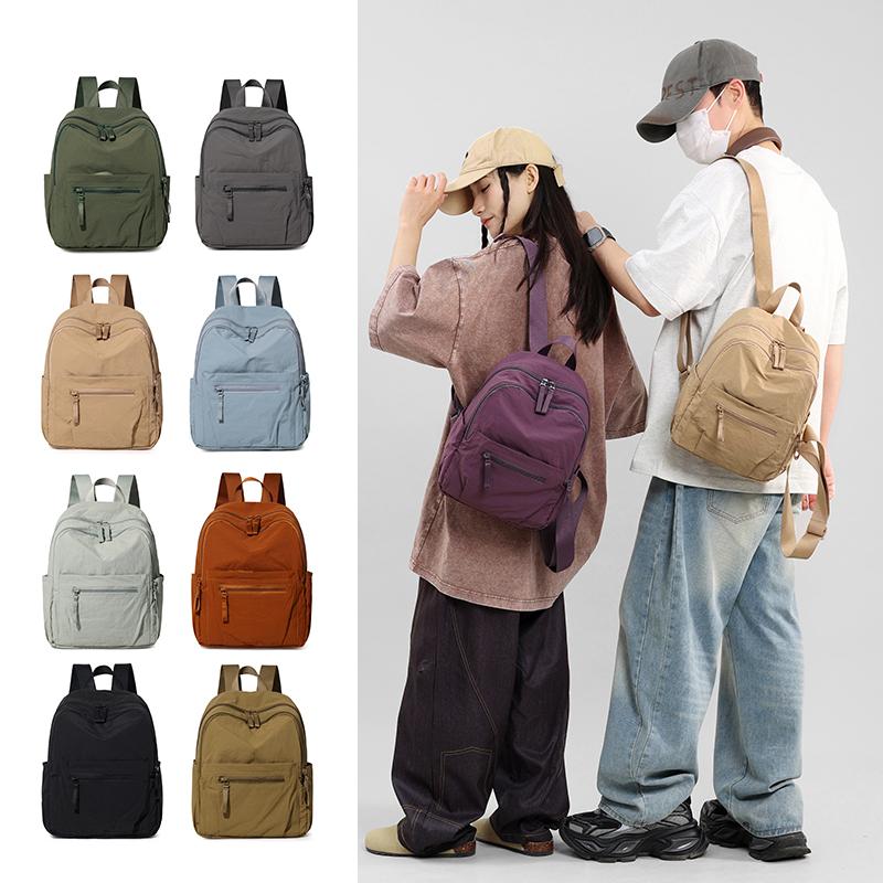 Outdoor Student Schoolbag Nylon Small Backpack Unisex Backpack