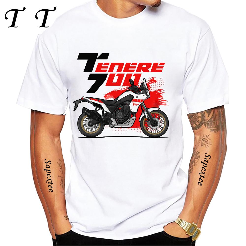 

Ténéré 700 T7 T Shirt Super Tenere 1200 XT Riding Tshirts Men Short Sleeve Adventure Motorcycle Rider T-Shirt Boy Casual Tees 4XL