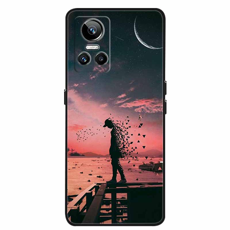 For Realme GT Neo3 5G Case Silicone Soft Wolf Lion Funda Coque for Realme GT Neo 3 Protective Bag GT Neo3 150W Phone Covers Capa
