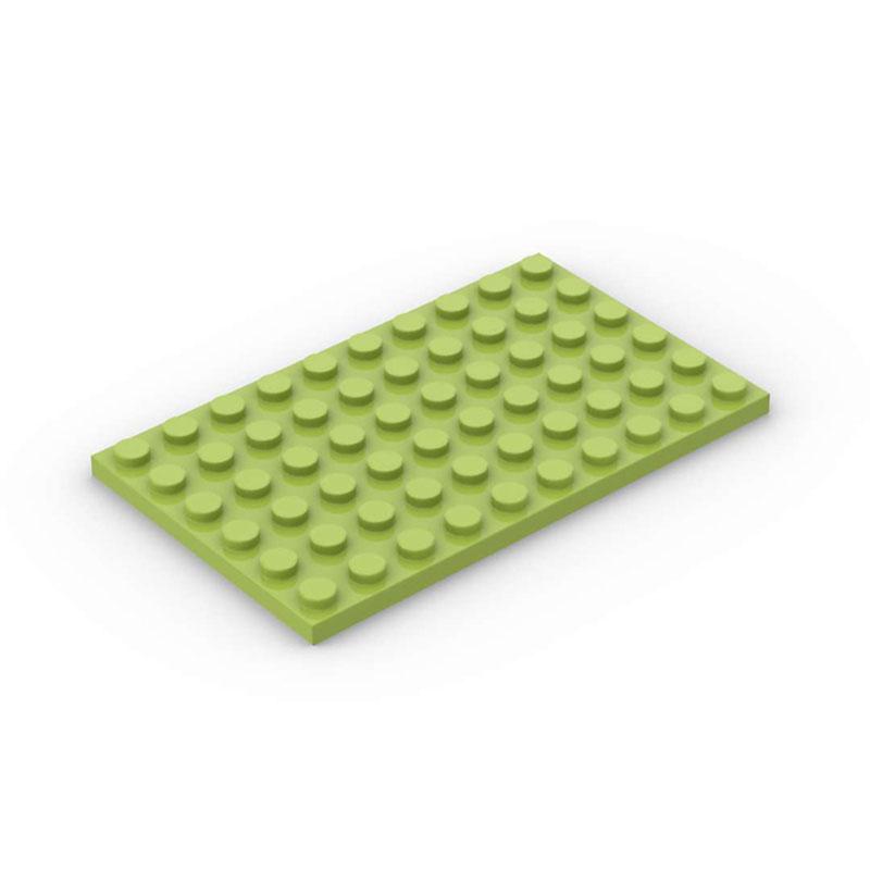 10 stücke DIY Bausteine Dünne Zahlen Bricks 6x10 Punkte 12 Farbe Pädagogisches Kreative Größe Kompatibel Mit 3033 Spielzeug für Kinder