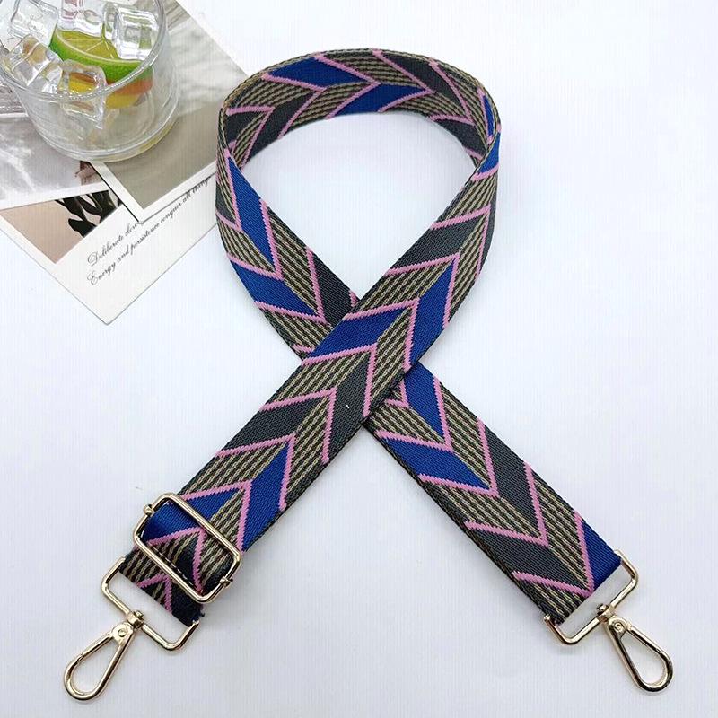 3.8CM Leaf Arrow Jacquard Adjustable Shoulder Strap for Crossbody/Handbags/Backpacks