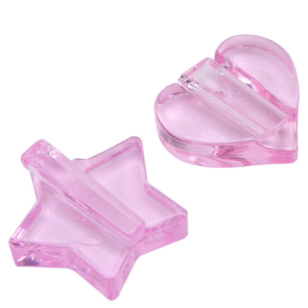 Nail Embossed Mould Star Heart Shape Nail Art Metal Frame Bending Molds Manicure Tool