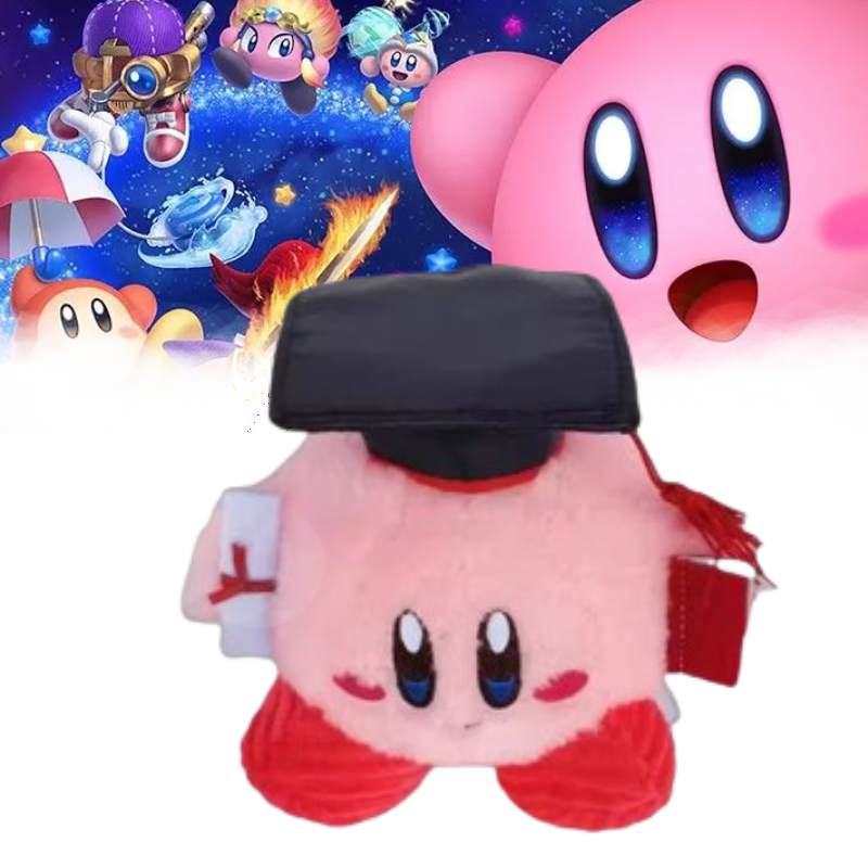Toys Kirby Plush Dolls Cartoon Characters Cute Design Pp Cotton Graduation Gifts
