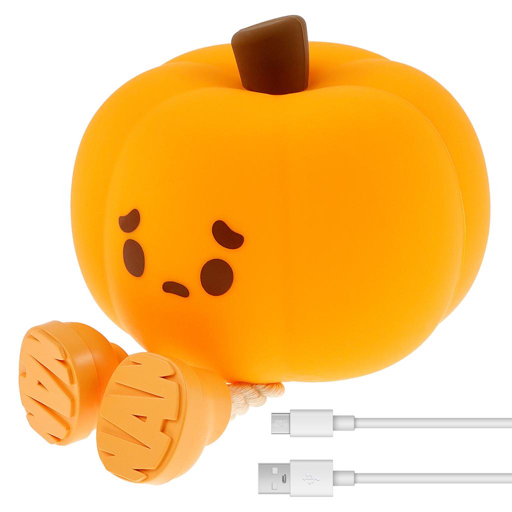 Pumpkin Night Lights Silicone Pumpkin Night Light Non Slip Night Light Multi Functional Night Light Mobile Phone Stand