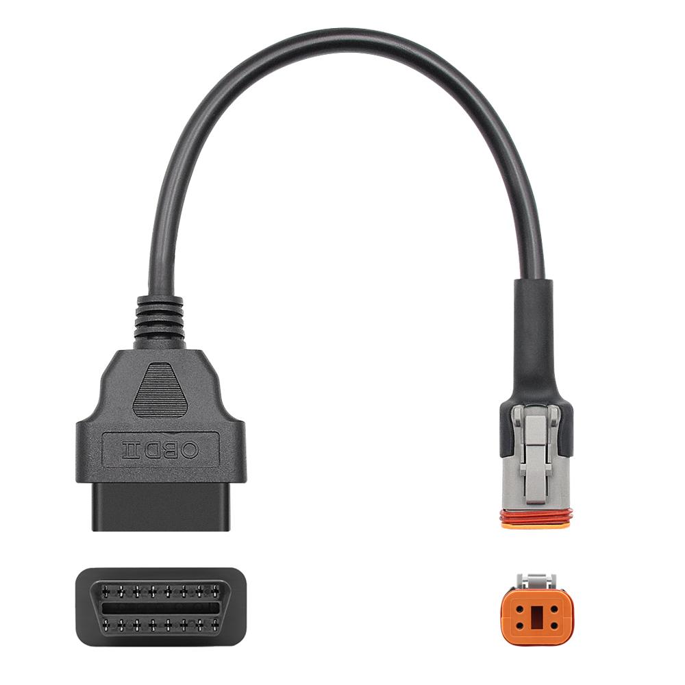 Motorrad OBD 16pin Auf 3 Pin für KYMCO Diagnose Adapter Kabel Stecker für Ducati/Harley Auto Kabel OBDII stecker