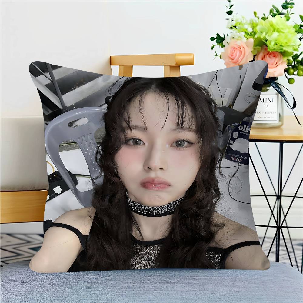 Sänger K-KYUJIN Kissenbezug Toon Geschenk Kissenbezug Schlafzimmer Zuhause Sofa Stuhl Sitz Dekor Kissenbezug