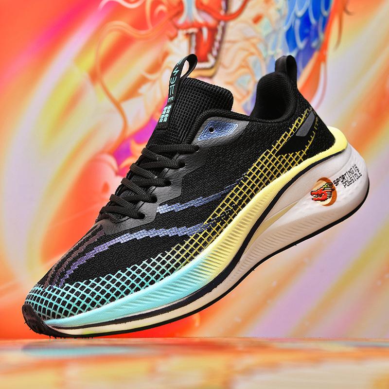 Running shoes, sports shoes, racing shock absorption, ultra-light running shoes for boys, teenagers, students, running shoes, ultra-light shock abso