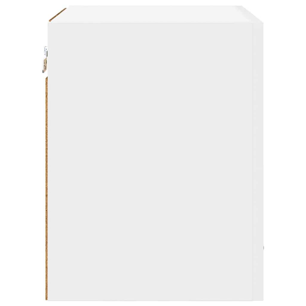 Wall Mounted Cabinet with Door 2 pcs White 40 x 31 x 40 cm Particleboard