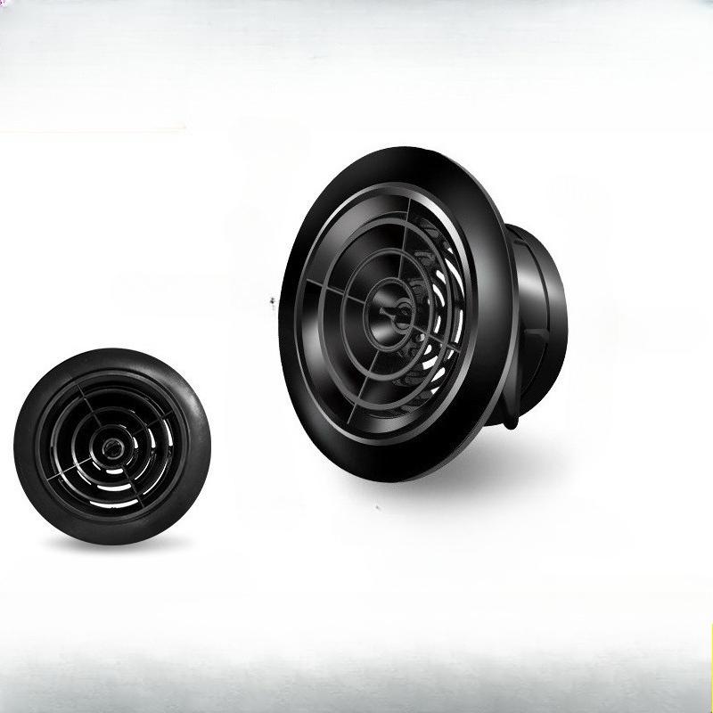 Grelha Redonda Rotativa Ajustável de ABS para Ventilação de Ar 75/100mm Ventilação de Exaustão Difusor Tampa de Ventilação de Teto Para Cozinha Banheiro