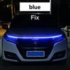1pc Dynamic Led Car Hood Lights Strip Universal Engine Hood Guide Decorative Light Bar Auto Headlights Car Daytime Running Light