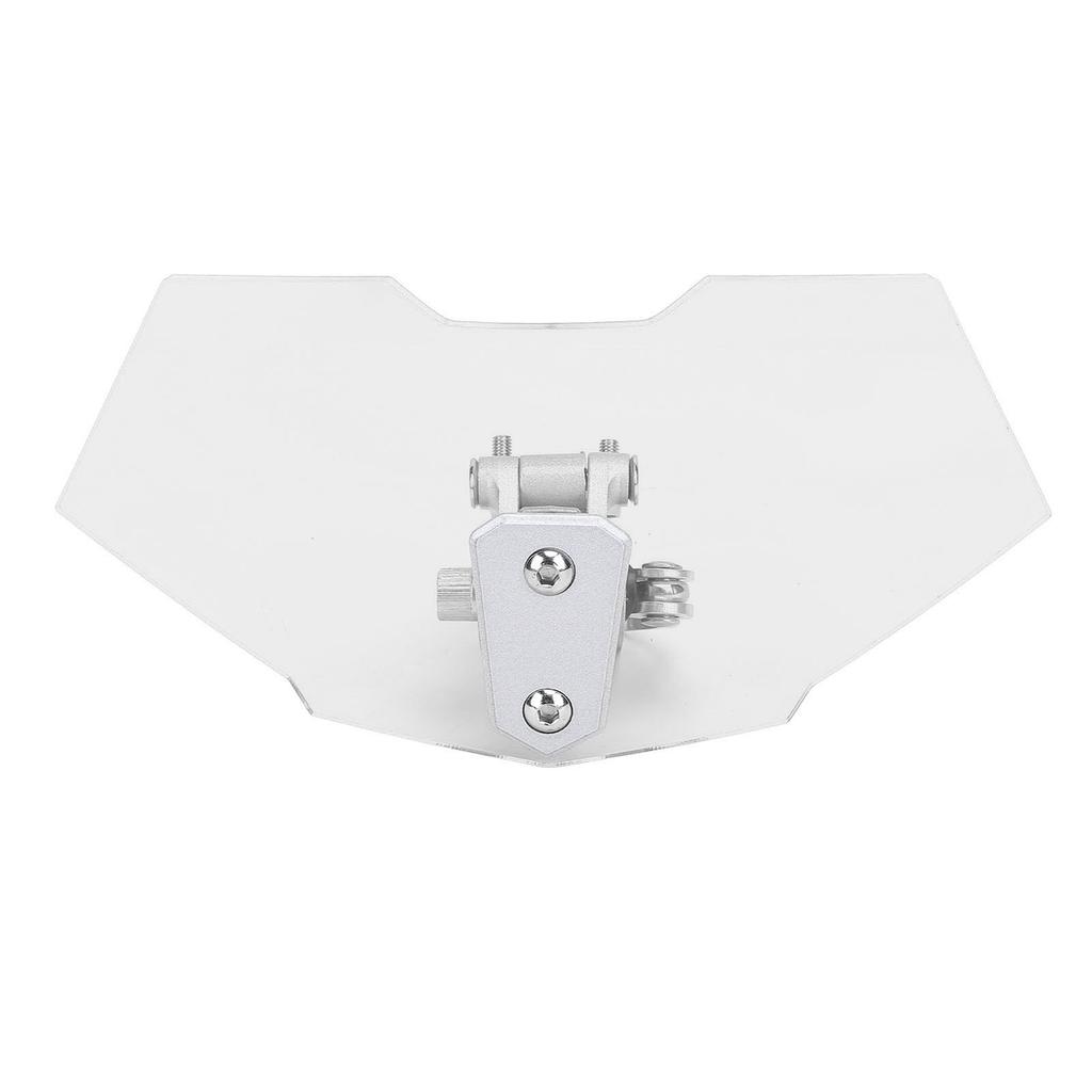 Motorcycle Windshield Acrylic Heightened Adjustable Clip On Wind Deflector Windscreen Extension for Motorbike