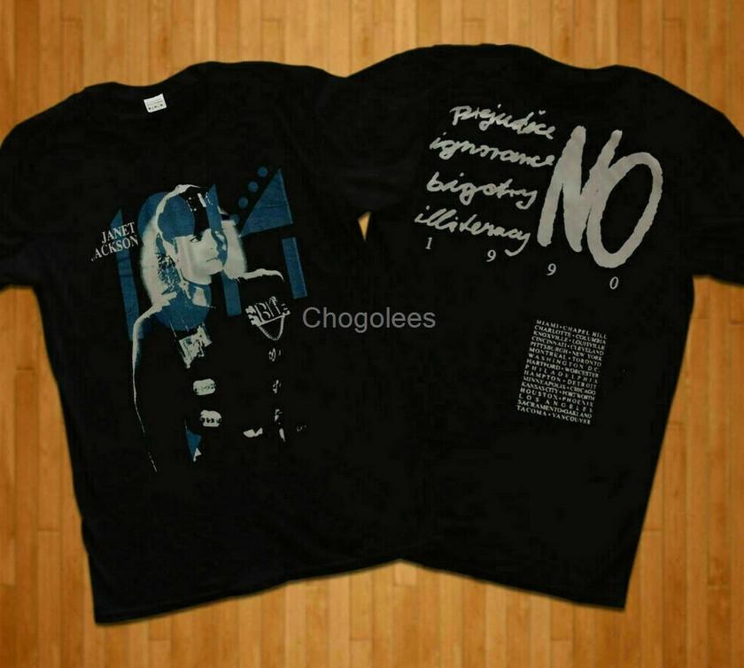 NEW HOT 1990 JANET JACKSON tshirt. M
