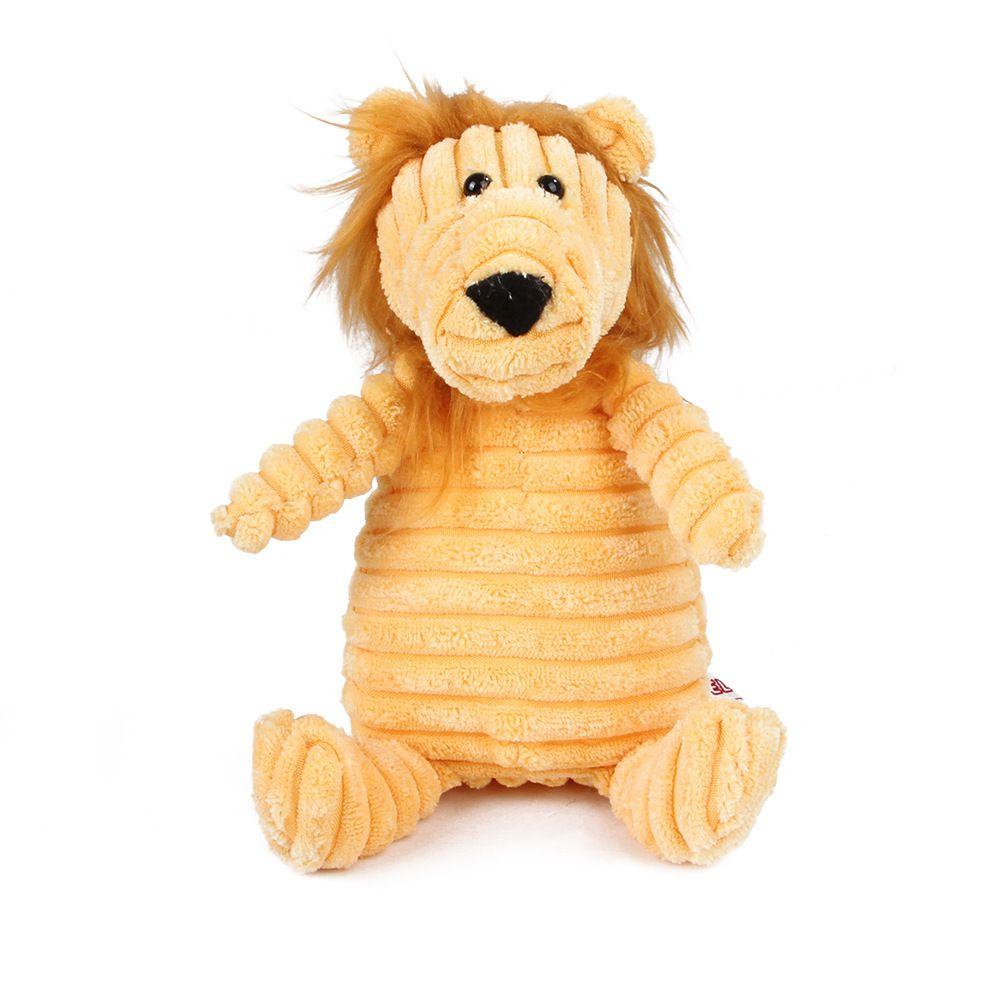 Corduroy Dog Toys For Small Large Dogs Animal Shape Plush Pet Squeaky Puppy