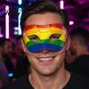 Splendida Maschera Costume di Carnevale Maschera di Mardi Gras per Uomini Donne, Colorata Arcobaleno Mascherata Festosa Copricapo Veneziana Festa di Ballo, Carnevale, Halloween