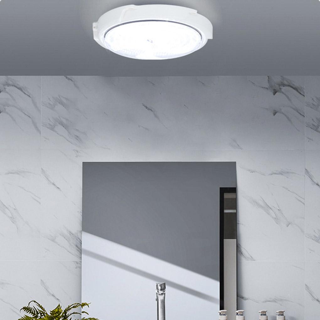 Solar Powered Ceiling Lamp Remote Control Rechargeable Battery Powered Sealed Bedroom Balcony Light-operated Dustproof Light
