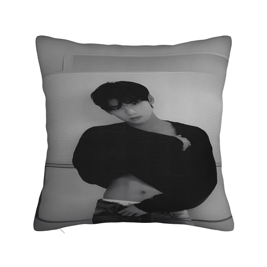 CHA EUN WOO Kpop ASTRO Idol Pillowcases Product Printing Cushion Cover  Throw Pillow Cover Bed Decorations Square Multiple Sizes