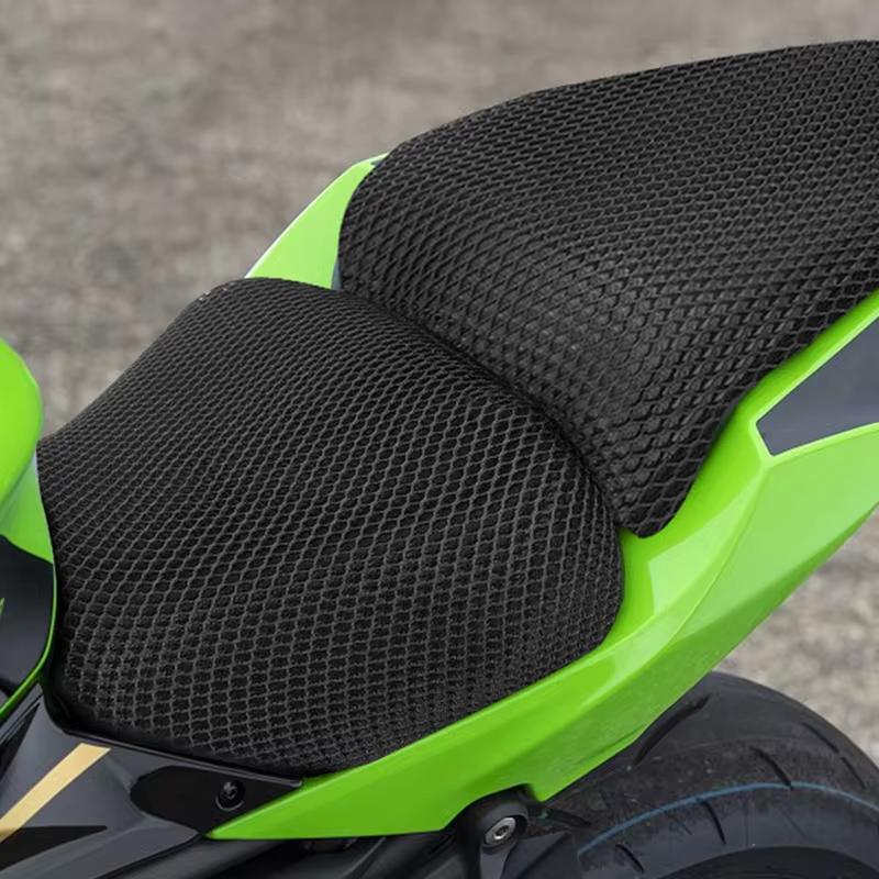 Motorcycle NEW Cushion Seat Cover Anti-Slip 3D Breathable Fabric Saddle Seat Cover For Kawasaki Ninja650 Ninja 650 Z650 Z 650