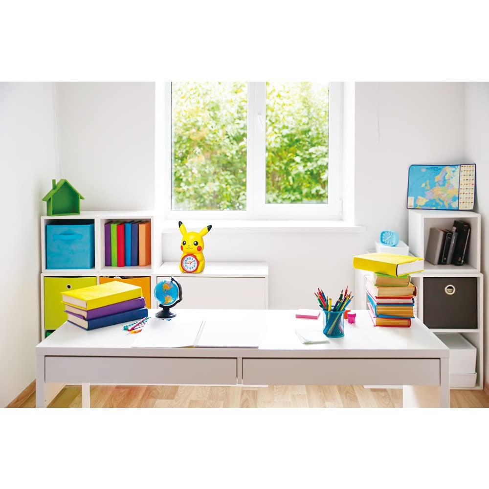 Seiko Clock Alarm Clock Table Clock Character Pocket Monster Pikachu Talking Alarm 232 X 159 X 121 Mm JF384A