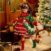 Herbst Winter Kinder Weihnachtskleid Prinzessin Niedlicher Elch Lolita Kleid Für Mädchen Feiertagsparty Geschenk Kleidung Mit Accessoires Hut