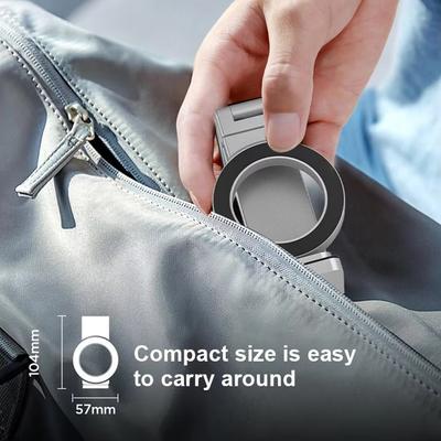 Manyetik Uçak Telefon Tutucu Evrensel Seyahat Masa Cep Telefonu Montaj Standı Katlanabilir 360° Dönebilen Selfie Çubuğu Telefon Desteği
