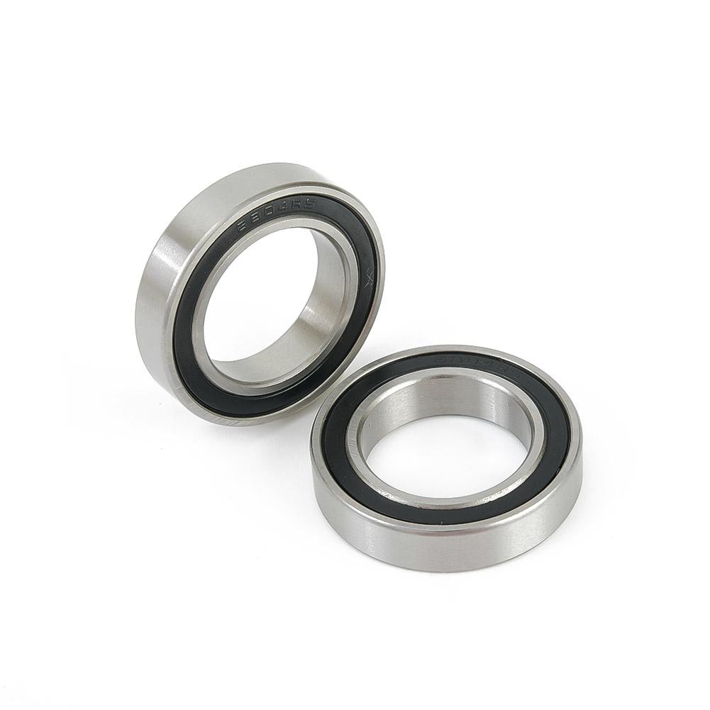 Bike Bearings Black+Silver High Quality Steel 2 Pcs