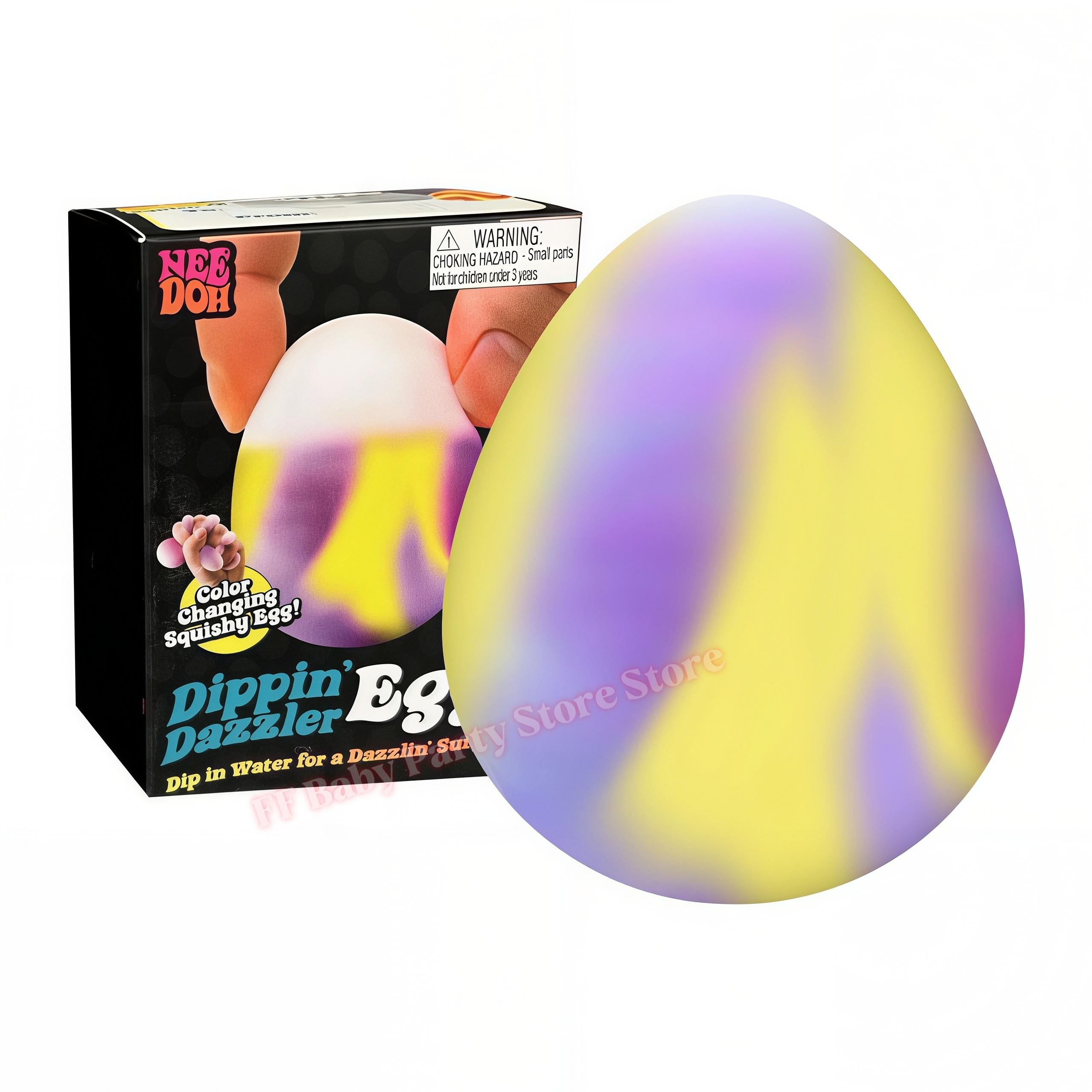 

Needoh Golden Egg Hunt Game Blind Box Easter Fidget With Squishy Surprise Stress Relief Squeeze for Kids Easter Decor Party Gift