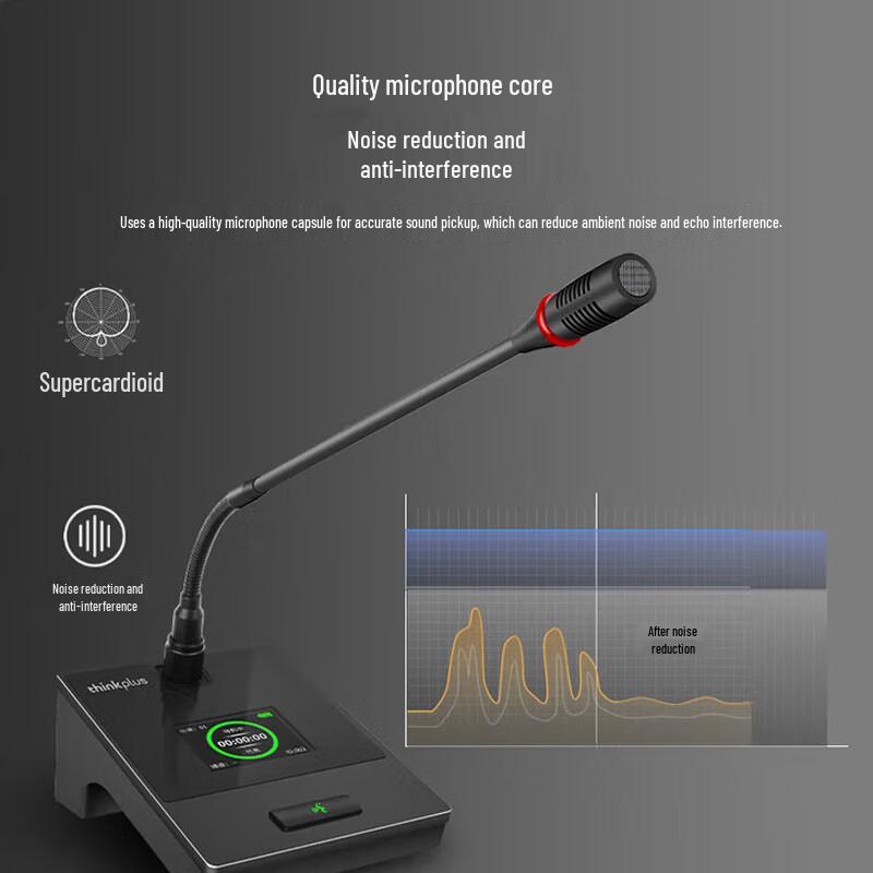 Lenovo thinkplus LS88 Wireless Digital Conference Microphone System (CN version)
