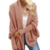 Women's Knitted Shawl Sweater Bat Sleeve Large Size Knitted Cardigan Sweater Coat