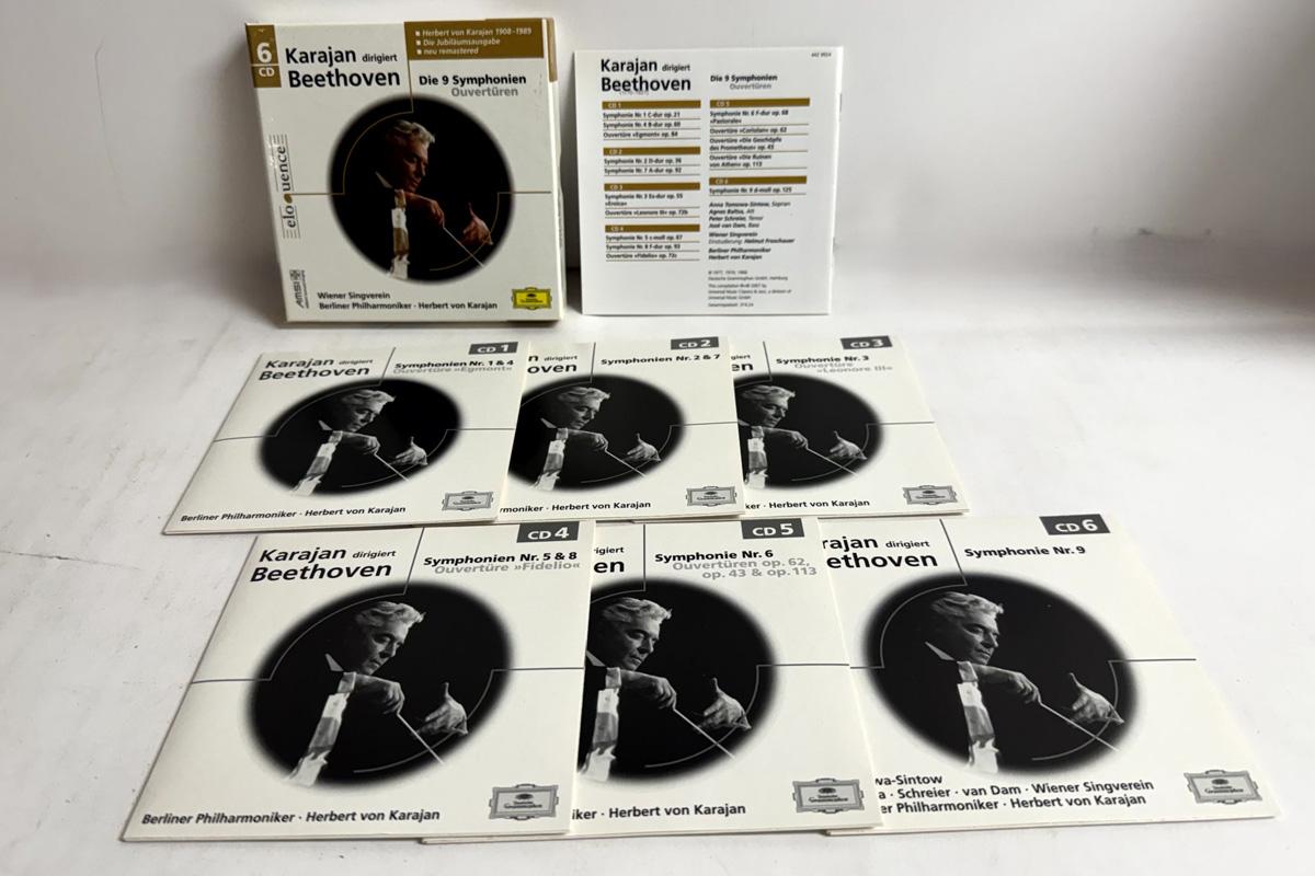 CD HERBERT VON KARAJAN BERLINER PHILH Beethoven Die 9 Symphonien Ouvert 4429924 Deutsche Grammo 2007 Germany Classical Used