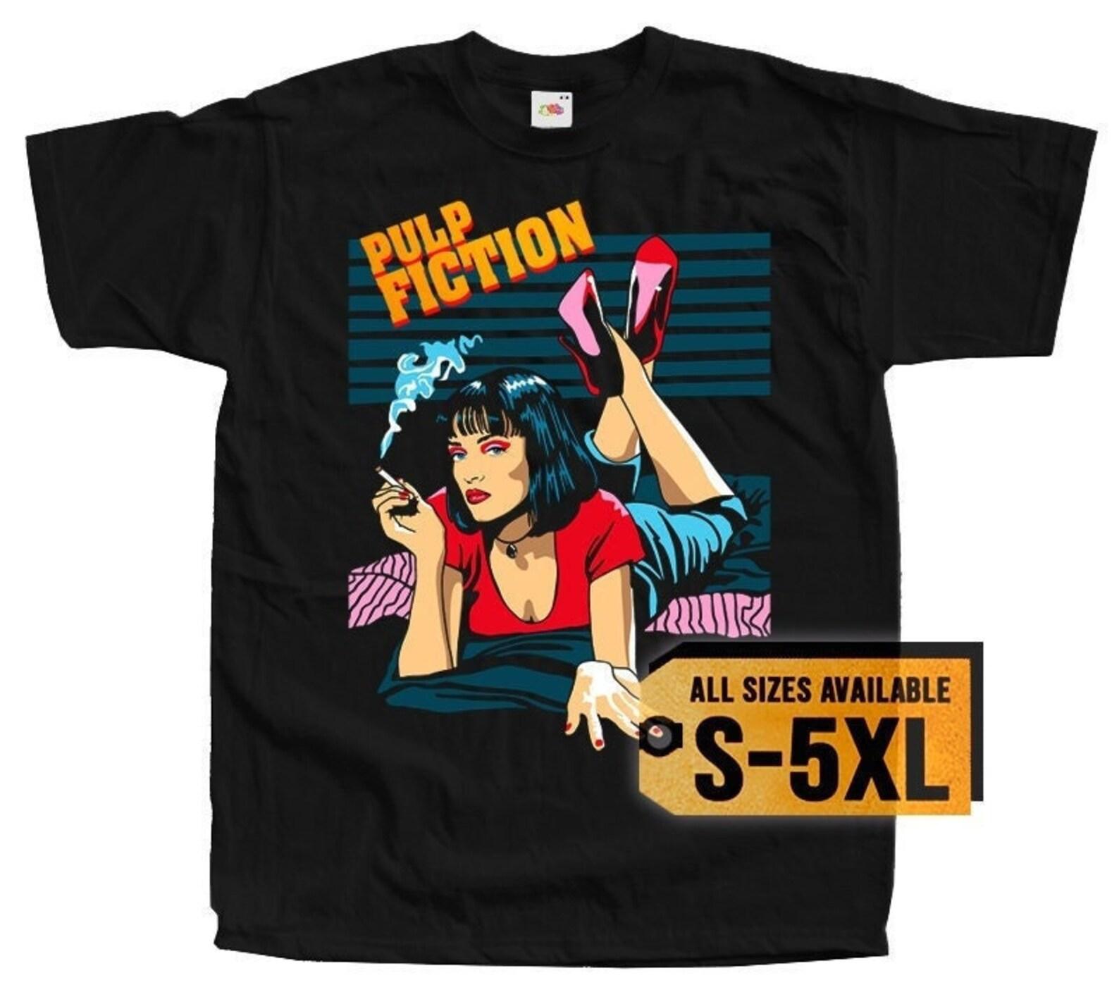 Pulp Fiction V8 Poster Men T-Shirt all sizes S-5XL 2XL