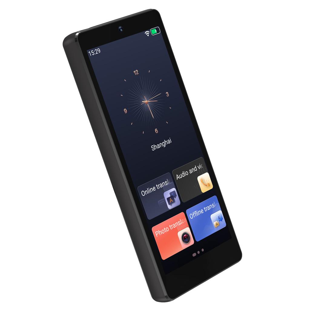 AI Voice Translator Voice/Text/Photo Online Offline Language Translator Device 5 Inch Touchscreen for Travel/Business/Study