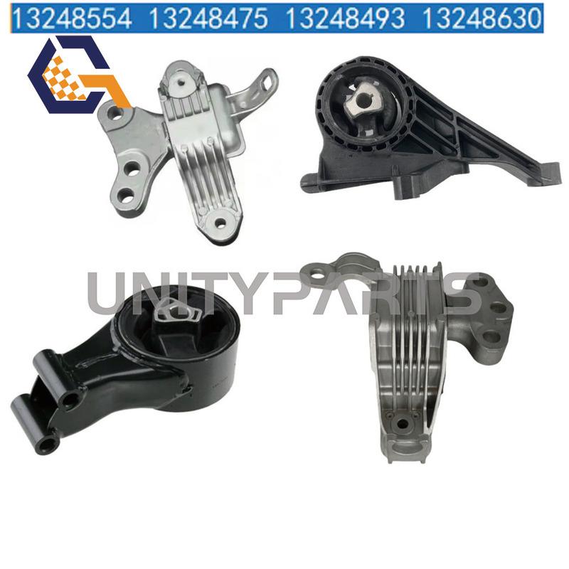 4pcs Engine & Transmission Mounts Kit For Chevrolet Cruze 1.6 1.8 13248554 13248475 13248493 13248630 Car Accessories 4pcs