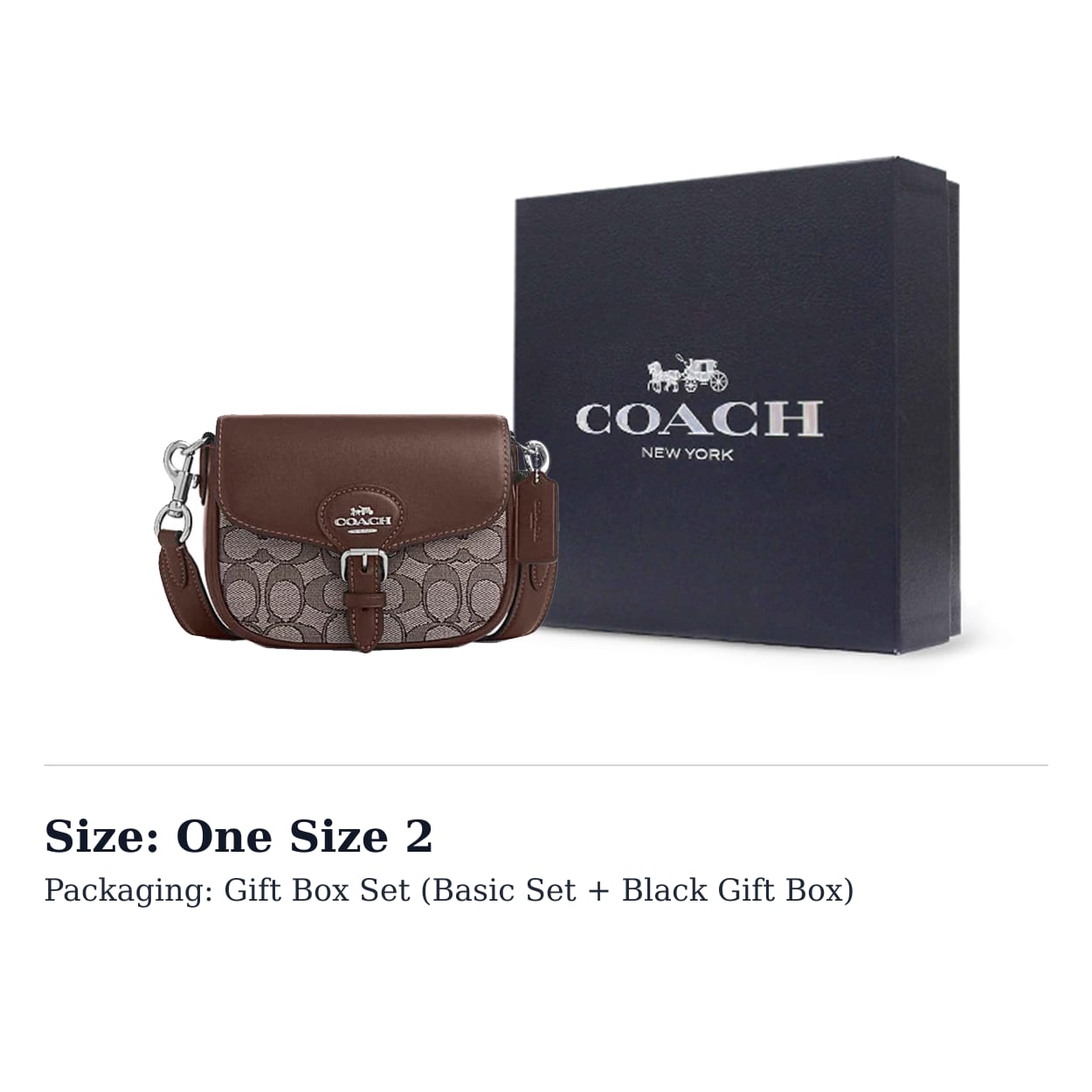 COACH Amelia Leather With Signature Jacquard
