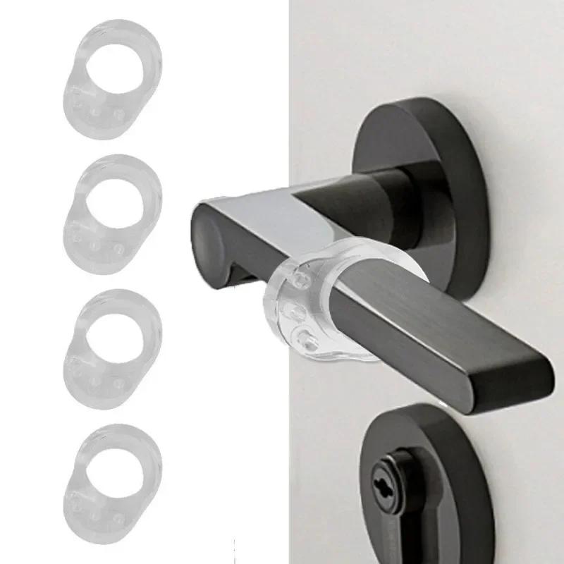 Buffer Door Stopper Wall Safety Transparent. Silica Gel Home Improvement Shock Pad Security Protections Household Doorstop Stops