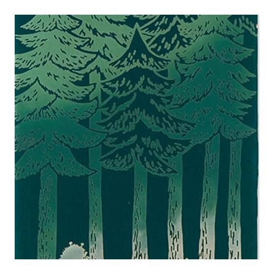 Moomin Tenugui Towel, Moomin Snufkin & Camp, Approx. 33x90cm, Made in Japan, 51014