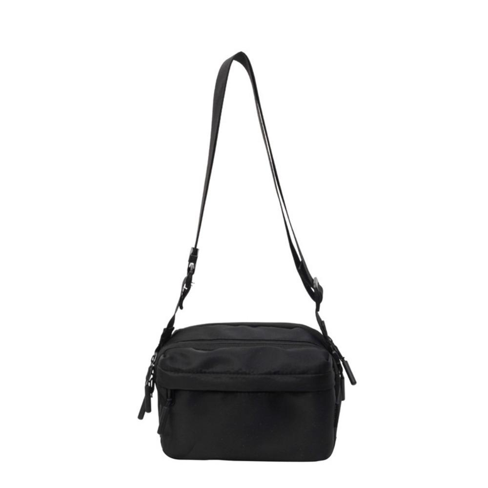 

Fashion Lightweight Crossbody Bag Multi-pocket Zipper Closure Shoulder Bag Square Waterproof Storage Bag Casual Use
