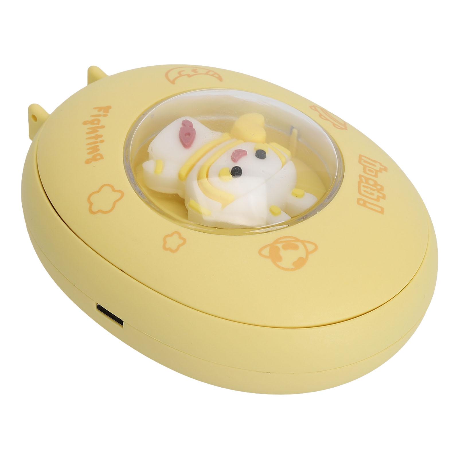 Hand Warmer 3 Gears USB Charging Cute Portable Electric Hand Heater with Night Light for Camping Travel