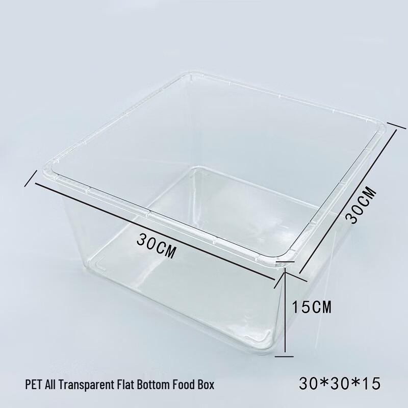 Clear PET Plastic Food Display Box