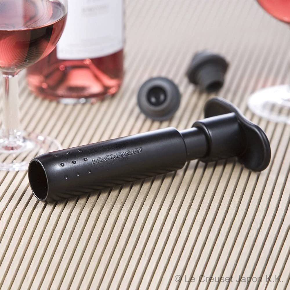 Le Creuset Wine Pump WA137 Black Beaujolais Nouveau Japanese [Official Product]
