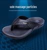 Men's Colorblock Massage Sole Flip Flops - Plus Size Lightweight Beach Toe Post Slippers for Outdoor Casual Wear
