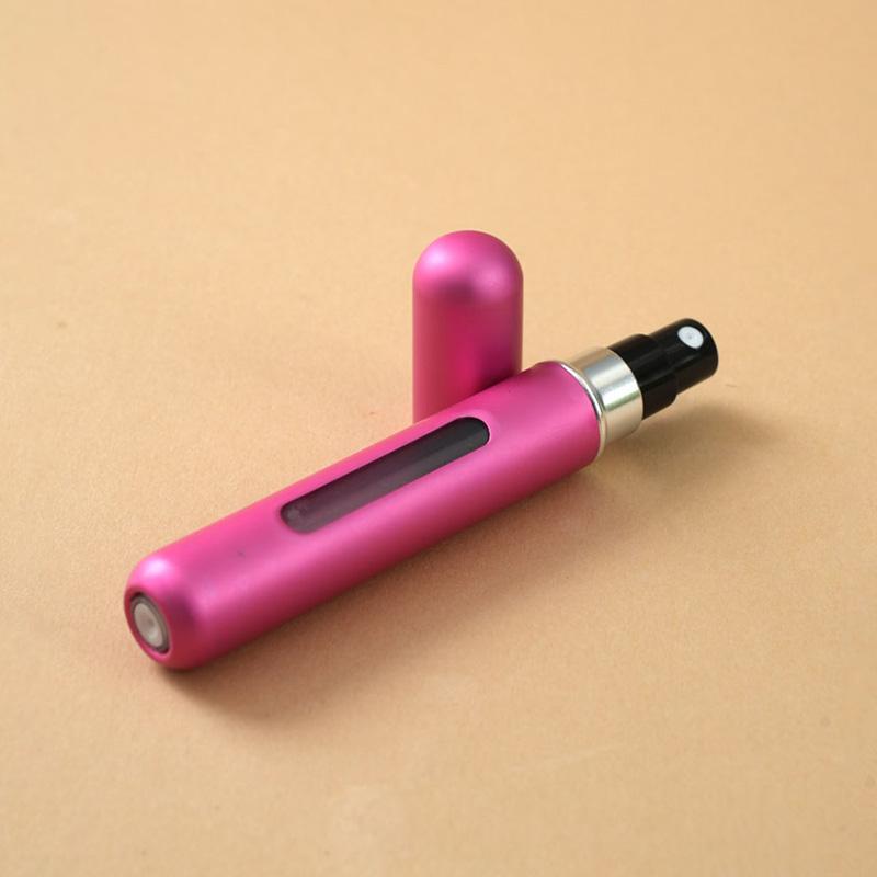 10 ml refillable perfume spray bottle, portable travel size, unscented, PVC-free, metal and plastic , spray bottle for p