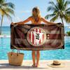 Telo da Spiaggia PSV Eindhoven FC Stampa Asciugatura Rapida Microfibra Assorbente Portatile da Viaggio Asciugamano da Nuoto