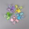 Cartoon Heart Bear Animal Candy Keychain Key Ring For Friend Lovers Cute Creative Bag Car Earphone Box Key Accessories